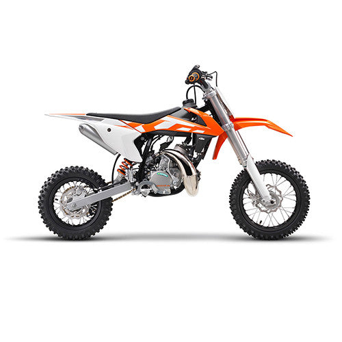 ktm50 sx frame grip tape side view by zilla griptape