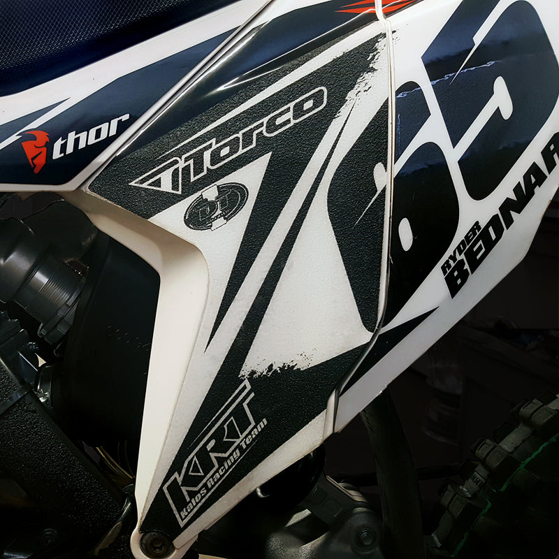 Zilla Clear Grip side plate guards KTM65SX 2016-Newer