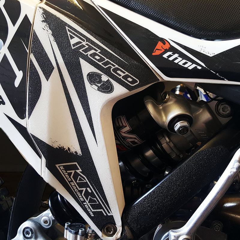 Zilla Clear Grip side plate guards KTM65SX 2016-Newer